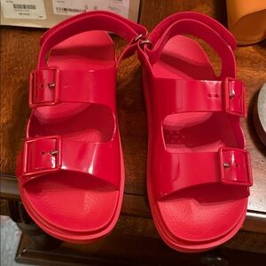 Red Sandals